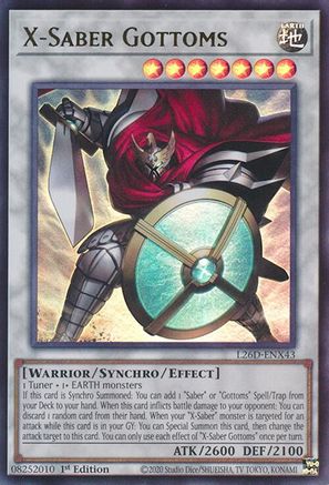 X-Saber Gottoms [L26D-ENX43] Ultra Rare - Legendary Modern Decks 2026 - Card Brawlers | Quebec | Canada |