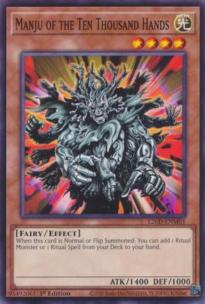 Manju of the Ten Thousand Hands [L26D-ENM01] Common / Short Print - Legendary Modern Decks 2026 - Card Brawlers | Quebec | Canada |