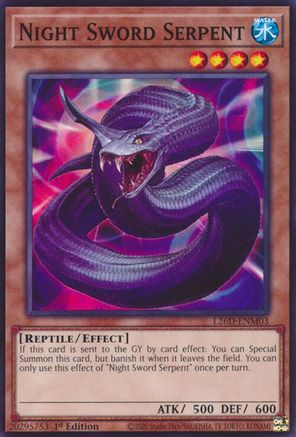 Night Sword Serpent [L26D-ENM03] Common / Short Print - Legendary Modern Decks 2026 - Card Brawlers | Quebec | Canada |