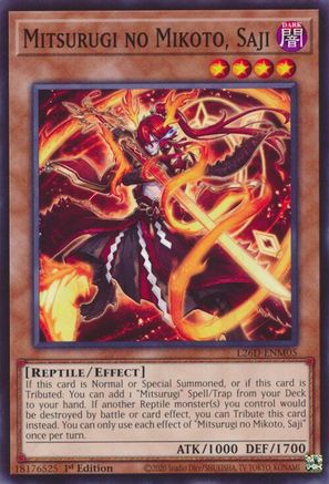 Mitsurugi no Mikoto, Saji [L26D-ENM05] Common / Short Print - Legendary Modern Decks 2026 - Card Brawlers | Quebec | Canada |