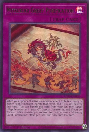 Mitsurugi Great Purification [L26D-ENM20] Ultra Rare - Legendary Modern Decks 2026 - Card Brawlers | Quebec | Canada |