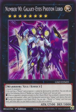 Number 90: Galaxy-Eyes Photon Lord [L26D-ENM25] Common / Short Print - Legendary Modern Decks 2026 - Card Brawlers | Quebec | Canada |