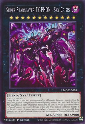 Super Starslayer TY-PHON - Sky Crisis [L26D-ENM28] Common / Short Print - Legendary Modern Decks 2026 - Card Brawlers | Quebec | Canada |
