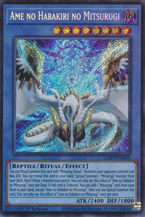 Ame no Habakiri no Mitsurugi [L26D-ENM10] Secret Rare - Legendary Modern Decks 2026 - Card Brawlers | Quebec | Canada |