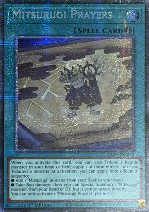 Mitsurugi Prayers [L26D-ENM14] Starlight Rare - Legendary Modern Decks 2026 - Card Brawlers | Quebec | Canada |