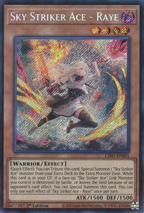 Sky Striker Ace - Raye  (Secret Rare) [L26D-ENS01] Secret Rare - Legendary Modern Decks 2026 - Card Brawlers | Quebec | Canada |
