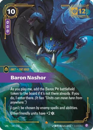 Baron Nashor (147/219) - Unleashed Foil - Unleashed - Card Brawlers | Quebec | Canada |