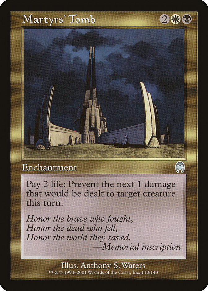 Martyrs' Tomb [Apocalypse] - Magic: The Gathering - Card Brawlers | Quebec | Canada |