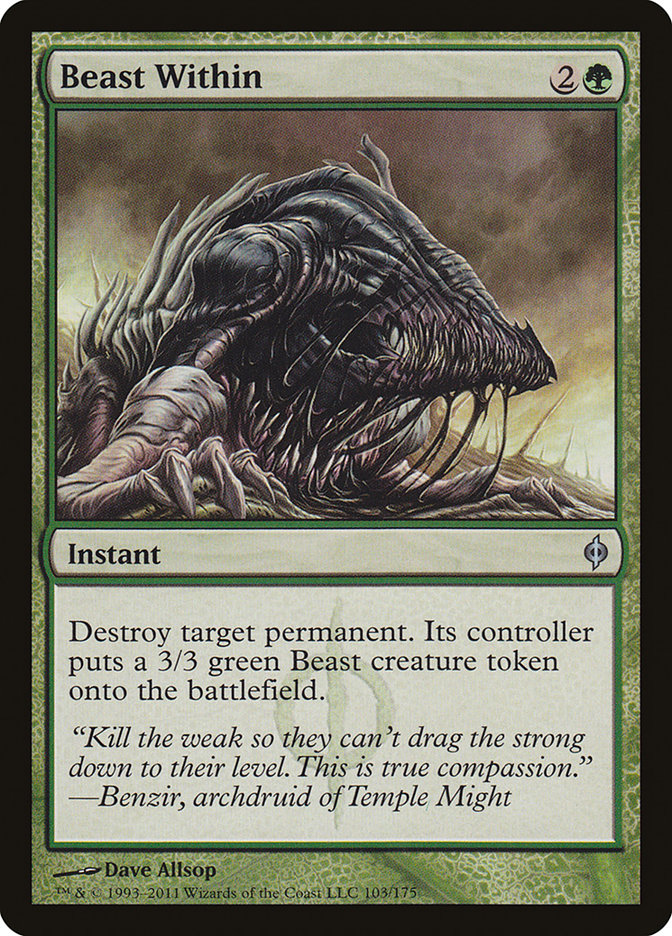 Beast Within [New Phyrexia] - Magic: The Gathering - Card Brawlers | Quebec | Canada |
