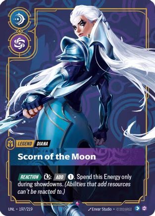 Diana - Scorn of the Moon (197/219) - Unleashed Foil - Unleashed - Card Brawlers | Quebec | Canada |