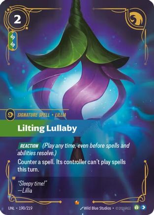 Lilting Lullaby (190/219) - Unleashed Foil - Unleashed - Card Brawlers | Quebec | Canada |