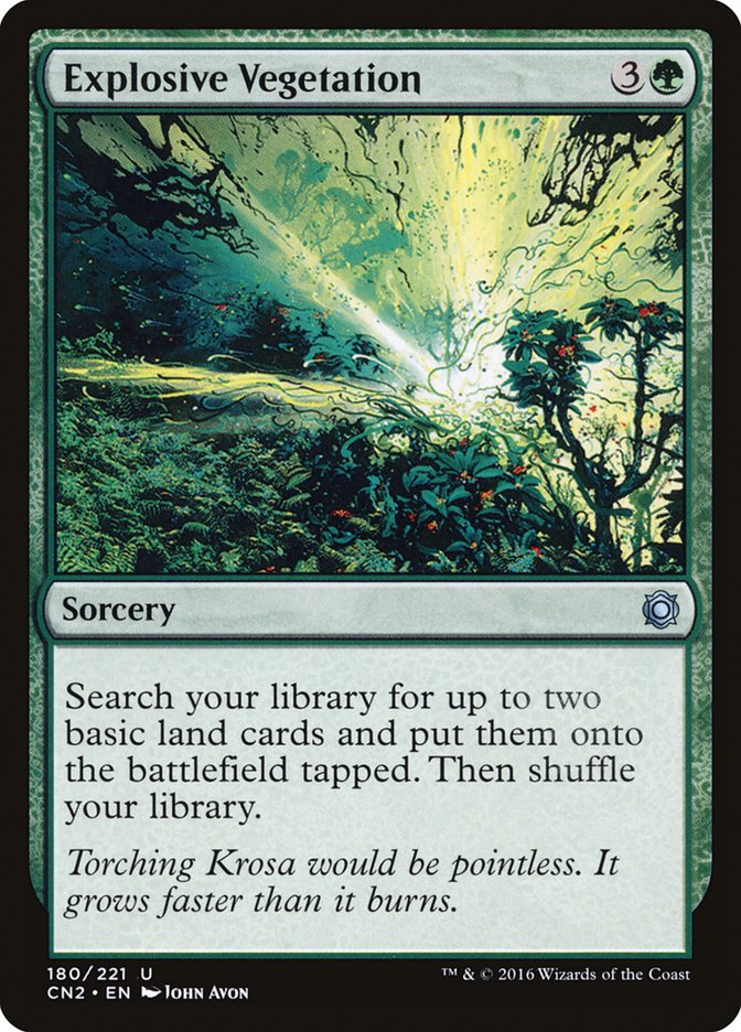 Explosive Vegetation [Conspiracy: Take the Crown] - Magic: The Gathering - Card Brawlers | Quebec | Canada |