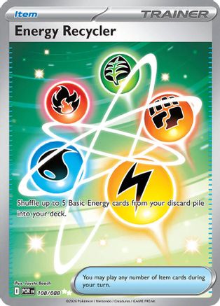 Energy Recycler (108/null) - Holofoil [ME03 Perfect Order] - ME03: Perfect Order - Card Brawlers | Quebec | Canada |