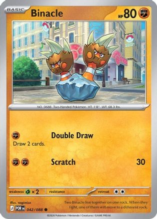 Binacle (042/null) - Reverse Holofoil [ME03 Perfect Order] - ME03: Perfect Order - Card Brawlers | Quebec | Canada |