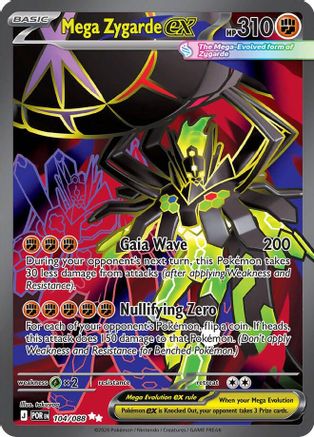 Mega Zygarde ex (104/088) - Holofoil [ME03 Perfect Order] - ME03: Perfect Order - Card Brawlers | Quebec | Canada |