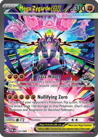 Mega Zygarde ex (120/088) - Holofoil [ME03 Perfect Order] - ME03: Perfect Order - Card Brawlers | Quebec | Canada |