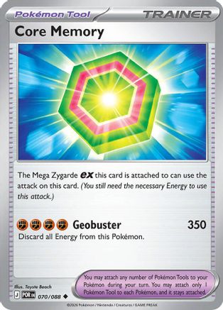 Core Memory (070/null) - Reverse Holofoil [ME03 Perfect Order] - ME03: Perfect Order - Card Brawlers | Quebec | Canada |