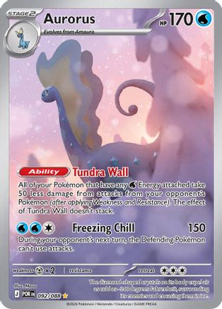 Aurorus (092/088) - Holofoil [ME03 Perfect Order] - ME03: Perfect Order - Card Brawlers | Quebec | Canada |