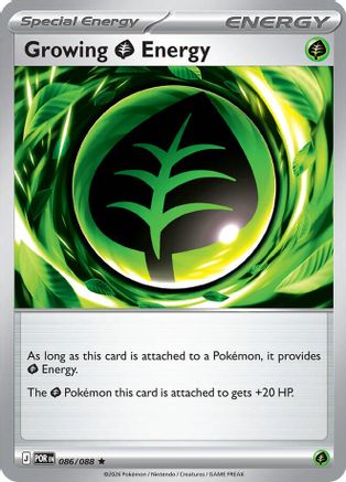 Growing Grass Energy (086/null) - Reverse Holofoil [ME03 Perfect Order] - ME03: Perfect Order - Card Brawlers | Quebec | Canada |