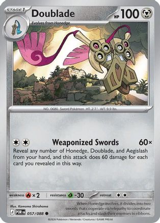 Doublade (057/088) [ME03 Perfect Order] - ME03: Perfect Order - Card Brawlers | Quebec | Canada |