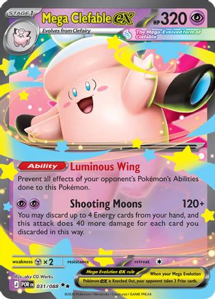Mega Clefable ex (031/088) - Holofoil [ME03 Perfect Order] - ME03: Perfect Order - Card Brawlers | Quebec | Canada |