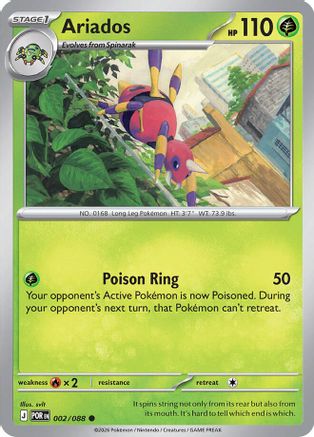 Ariados (002/null) - Reverse Holofoil [ME03 Perfect Order] - ME03: Perfect Order - Card Brawlers | Quebec | Canada |