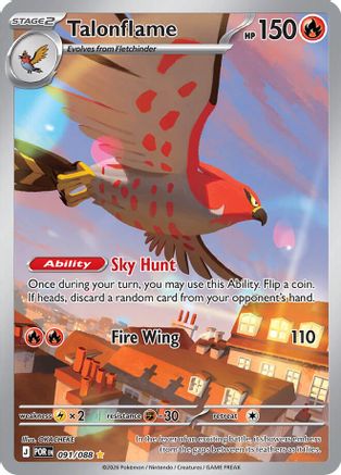 Talonflame (091/088) - Holofoil [ME03 Perfect Order] - ME03: Perfect Order - Card Brawlers | Quebec | Canada |