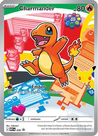 Charmander (038/null) - Holofoil [ME Mega Evolution Promo] - ME: Mega Evolution Promo - Card Brawlers | Quebec | Canada |