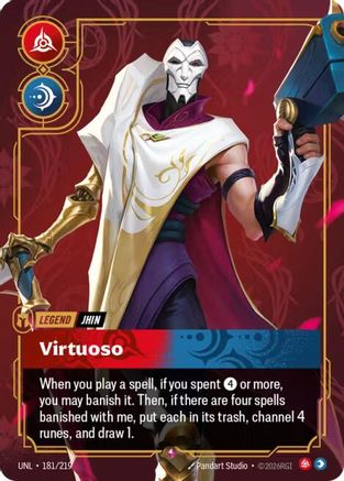Jhin - Virtuoso (181/219) - Unleashed Foil - Unleashed - Card Brawlers | Quebec | Canada |