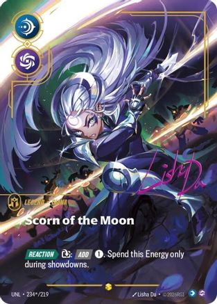 Diana - Scorn of the Moon (Signature) (234*/219) - Unleashed Foil - Unleashed - Card Brawlers | Quebec | Canada |