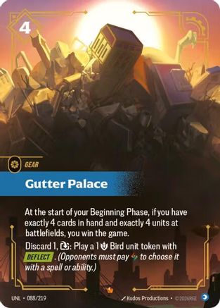 Gutter Palace (088/219) - Unleashed Foil - Unleashed - Card Brawlers | Quebec | Canada |
