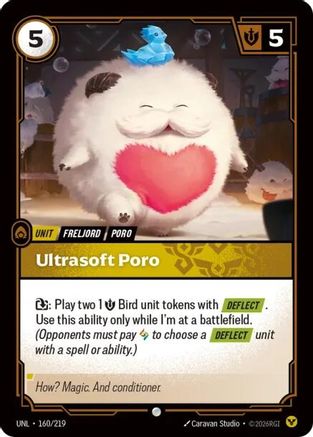 Ultrasoft Poro (160/219) - Unleashed - Unleashed - Card Brawlers | Quebec | Canada |