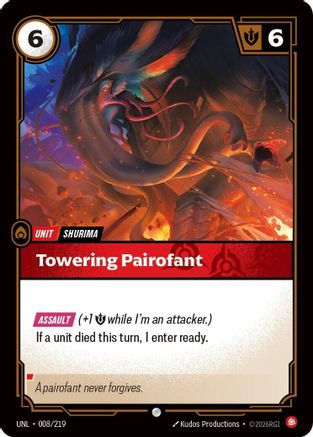 Towering Pairofant (008/219) - Unleashed - Unleashed - Card Brawlers | Quebec | Canada |