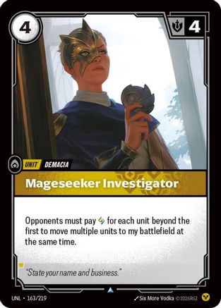 Mageseeker Investigator (163/219) - Unleashed - Unleashed - Card Brawlers | Quebec | Canada |