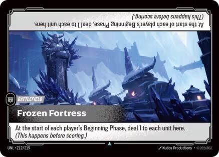 Frozen Fortress (212/219) - Unleashed - Unleashed - Card Brawlers | Quebec | Canada |