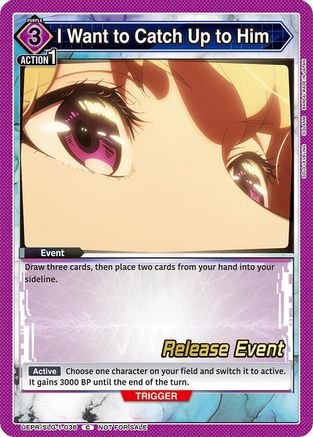 I Want to Catch Up to Him (UE17BT/SLG-1-036) - UE17BT SOLO LEVELING Release Event Cards - UE17BT: SOLO LEVELING Release Event Cards - Card Brawlers | Quebec | Canada |