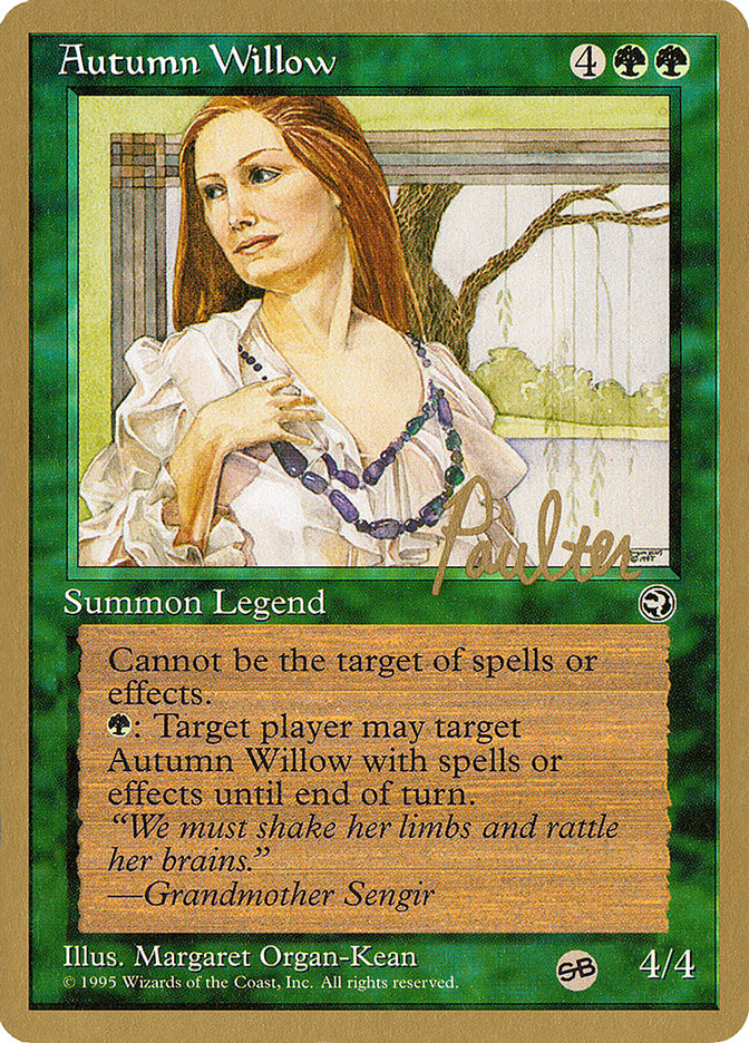 Autumn Willow (Preston Poulter) (SB) [Pro Tour Collector Set] - Magic: The Gathering - Card Brawlers | Quebec | Canada |