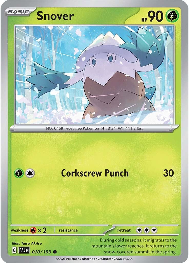 Snover (010/193) [Scarlet & Violet: Paldea Evolved] - Pokémon - Card Brawlers | Quebec | Canada |