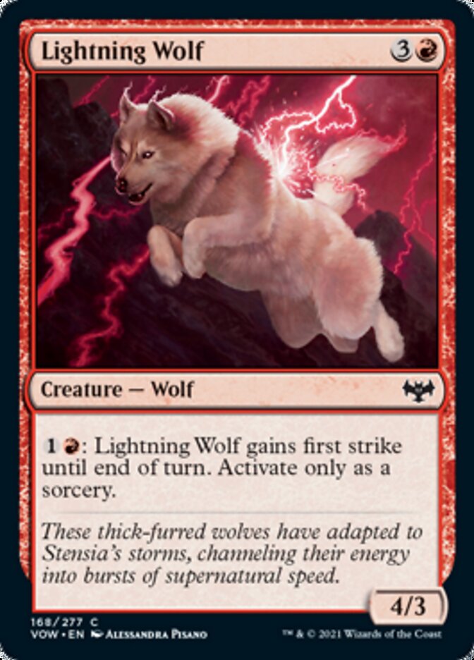 Lightning Wolf [Innistrad: Crimson Vow] - Magic: The Gathering - Card Brawlers | Quebec | Canada |