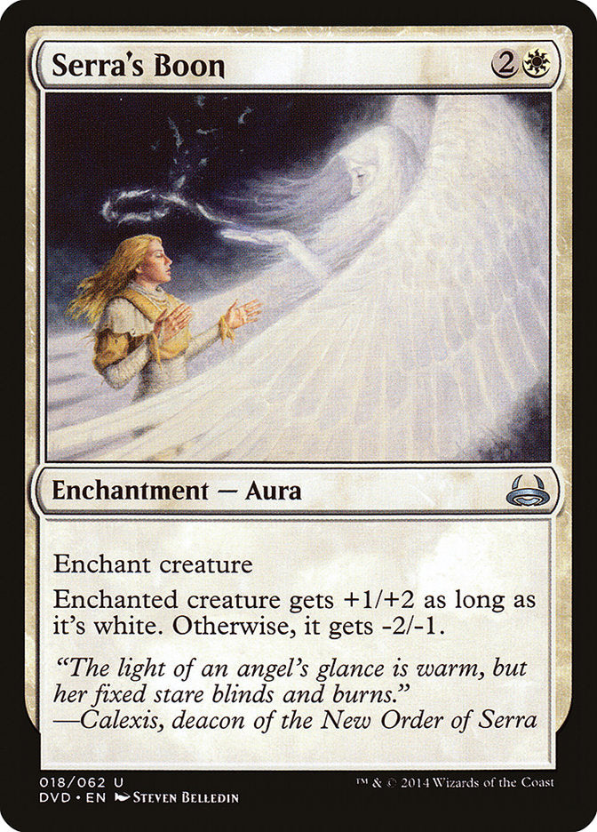 Serra's Boon (Divine vs. Demonic) [Duel Decks Anthology] - Magic: The Gathering - Card Brawlers | Quebec | Canada |