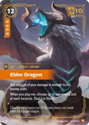 Elder Dragon (118/219) - Unleashed Foil - Unleashed - Card Brawlers | Quebec | Canada |