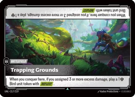 Trapping Grounds (217/219) - Unleashed - Unleashed - Card Brawlers | Quebec | Canada |