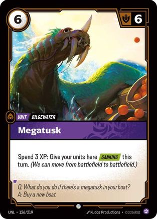 Megatusk (126/219) - Unleashed - Unleashed - Card Brawlers | Quebec | Canada |