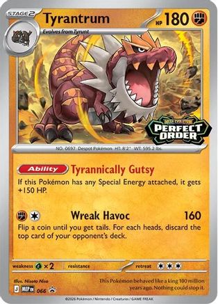 Tyrantrum (066/null) - Holofoil [ME Mega Evolution Promo]