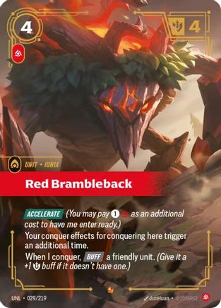 Red Brambleback (029/219) - Unleashed Foil - Unleashed - Card Brawlers | Quebec | Canada |