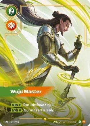 Master Yi - Wuju Master (Overnumbered) (231/219) - Unleashed Foil - Unleashed - Card Brawlers | Quebec | Canada |