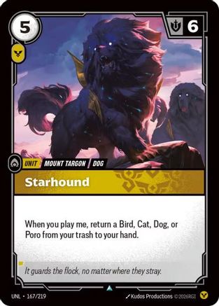 Starhound (167/219) - Unleashed Foil - Unleashed - Card Brawlers | Quebec | Canada |