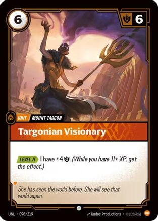 Targonian Visionary (098/219) - Unleashed - Unleashed - Card Brawlers | Quebec | Canada |