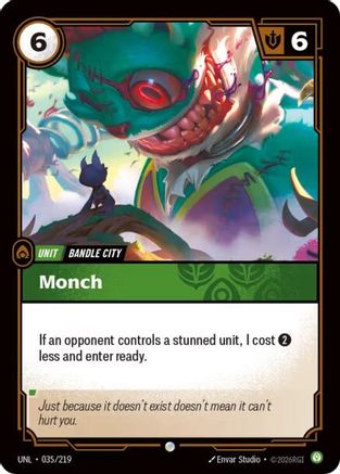 Monch (035/219) - Unleashed Foil - Unleashed - Card Brawlers | Quebec | Canada |