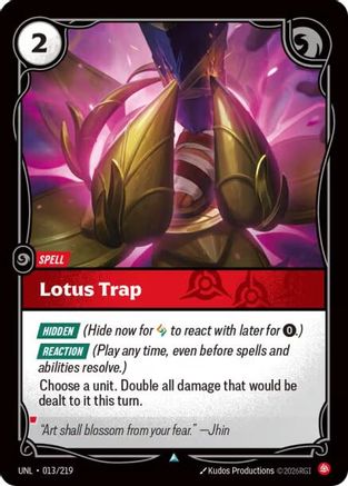 Lotus Trap (013/219) - Unleashed - Unleashed - Card Brawlers | Quebec | Canada |